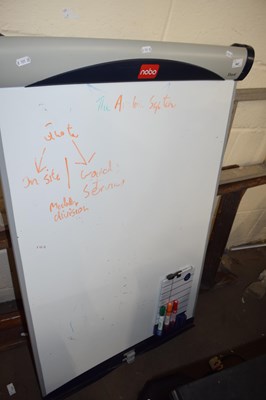 Lot 902 - An A framed white board