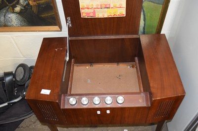 Lot 731 - A former hi-fi cabinet lacking record player