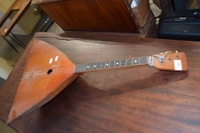 Lot 736 - A Russian balalaika