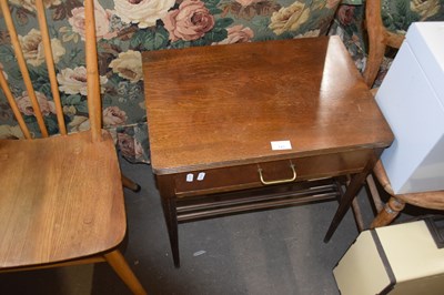 Lot 743 - A mahogany side table