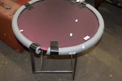 Lot 799 - A modern metal based coffee table