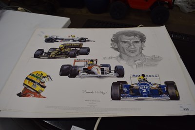 Lot 835 - Stuart McIntyre - Tribute to Ayton Senna,...