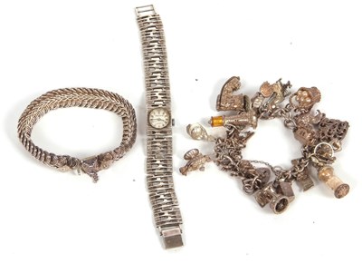 Lot 293 - A mixed lot of silver jewellery: to include a...