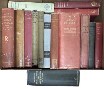 Lot 1061 - ONE BOX: Various World dictionaries and...