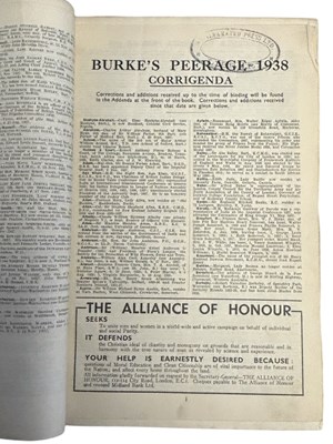 Lot 71 - THE LATE SIR BERNARD BURKE: BURKE'S...