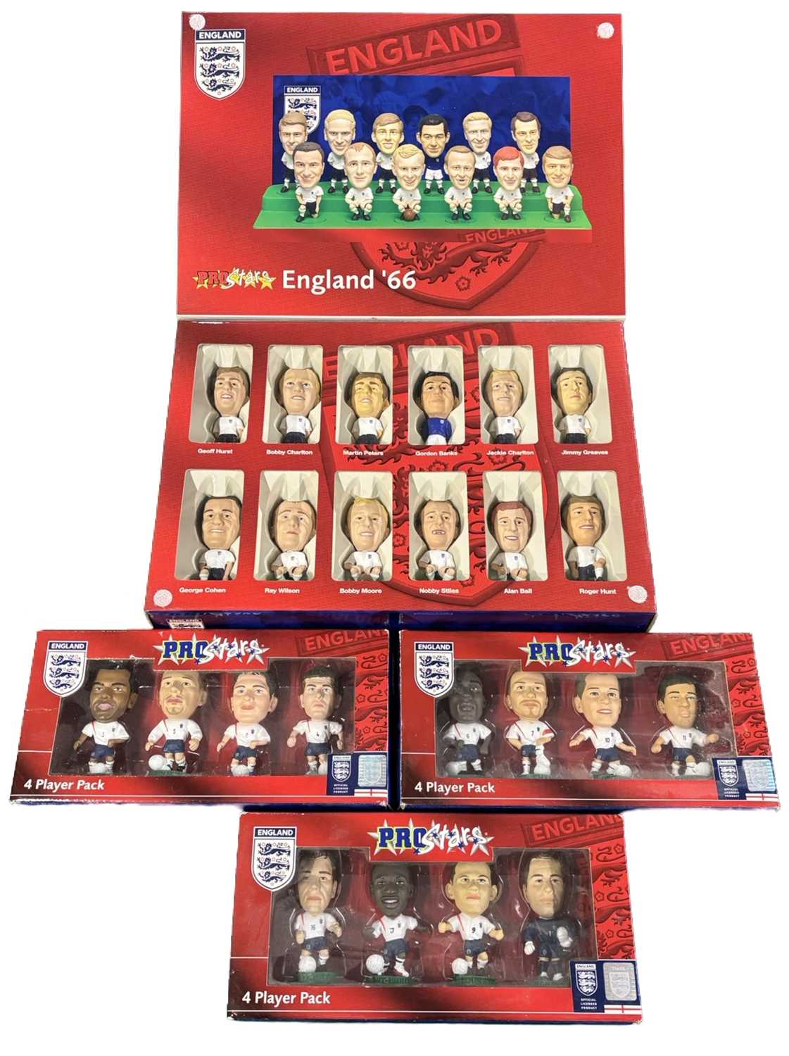 Lot 155 - A collection of Pro Stars England footballer...
