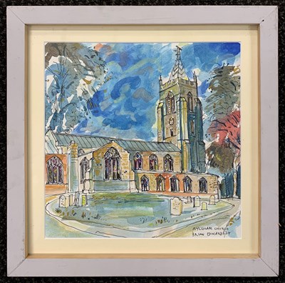 Lot 114 - Brian Edwards (20th century), "Aylsham Church",...