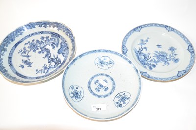 Lot 212 - An 18th Century Chinese porcelain dish...