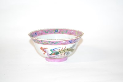 Lot 227 - A Chinese porcelain bowl probably Straits...