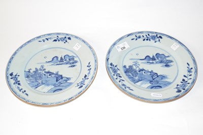 Lot 230 - A pair of 18th Century Chinese porcelain...