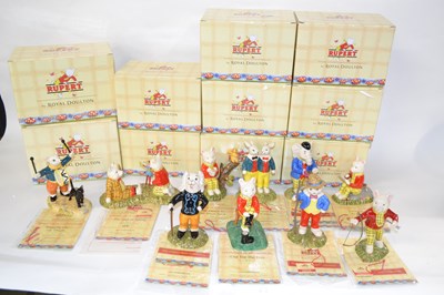 Lot 286 - A group of Royal Doulton Rupert the Bear...