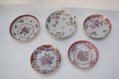 Lot 19 - Quantity of 18th century Chinese porcelain tea...