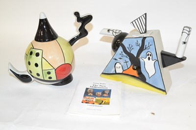 Lot 303 - Two teapots by Lorna Bailey including a Spooky...