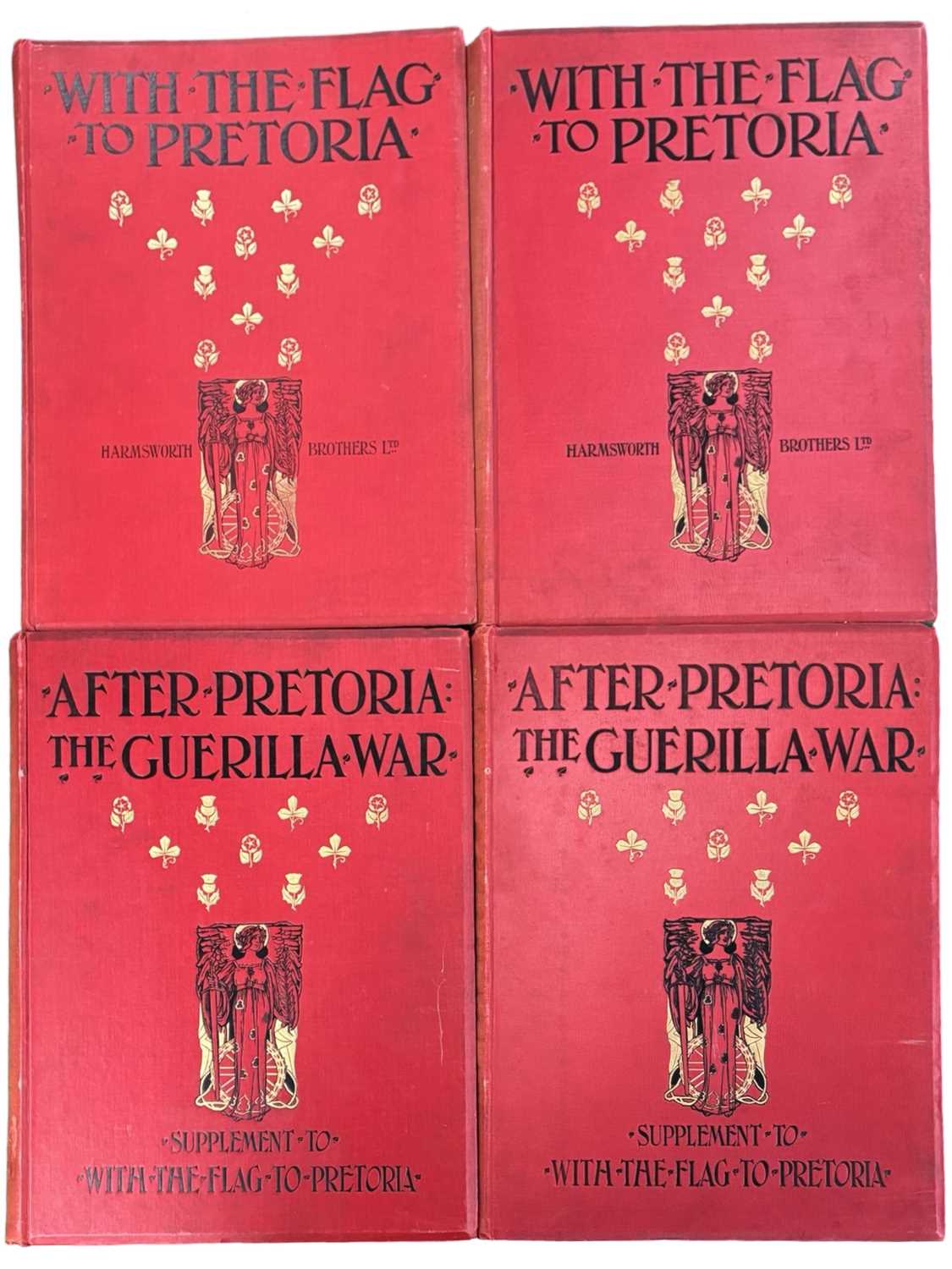 Lot 51 - H W WILSON: WITH THE FLAG TO PRETORIA, Volumes...