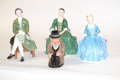 Lot 305 - Group of Royal Doulton Williamsburg figures...
