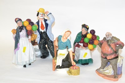 Lot 311 - Group of five Royal Doulton figurines...