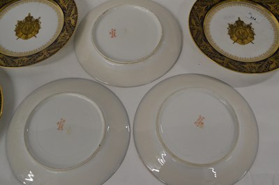 Lot 314 - Group of six 19th Century Napoleonic style...
