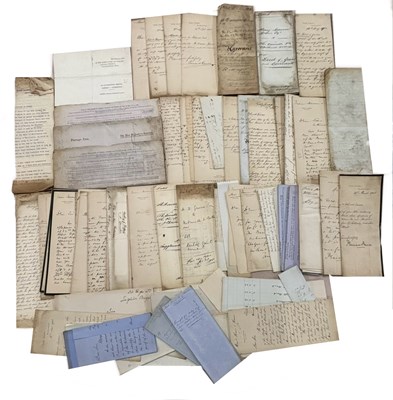 Lot 1248 - ONE PACKET: A collection of ephemera - mostly...
