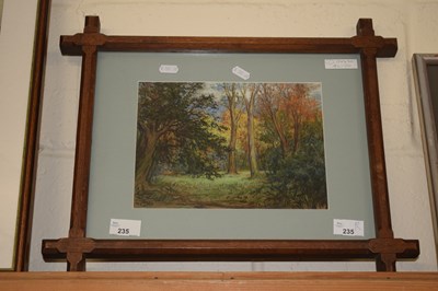 Lot 235 - J B Burton, Autumn Memories, watercolour dated...