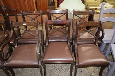 Lot 334 - A set of six reproduction Georgian Revival...