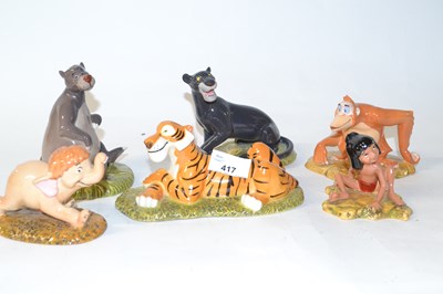 Lot 417 - Quantity of Royal Doulton Jungle Book figures...