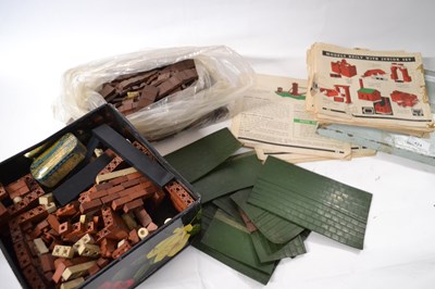 Lot 424 - Two boxes containing a quantity of mini bricks...