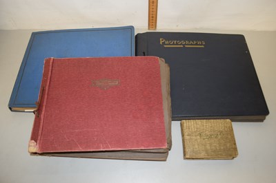 Lot 60 - Three albums of various black and white...