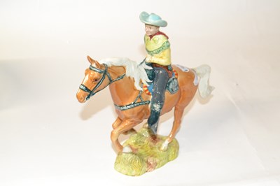 Lot 337 - A Beswick model of a cowboy