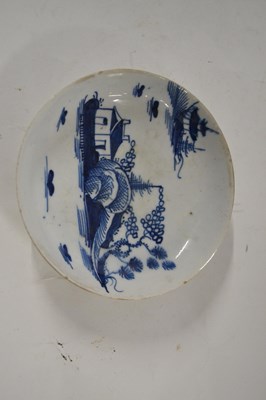 Lot 367 - An English porcelain saucer, probably Bow with...