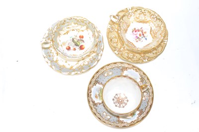 Lot 392 - Three early 19th Century English porcelain...