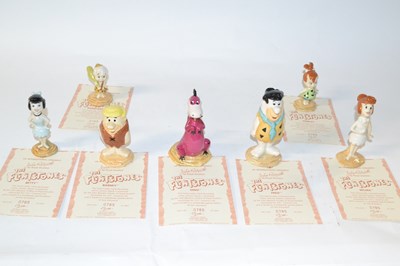 Lot 404 - A Beswick complete set of The Flintstones...