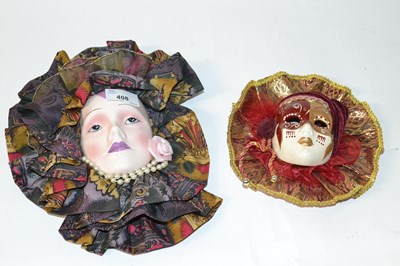 Lot 408 - Two face masks