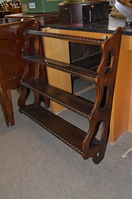 Lot 528 - Late 19th Century mahogany four tier wall...