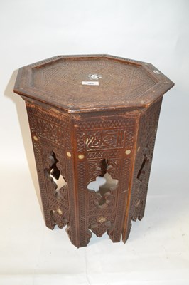 Lot 565 - An early 20th Century Moorish octagonal lamp...