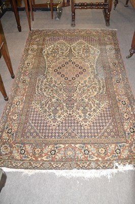 Lot 662 - An early 20th Century Persian wool rug...