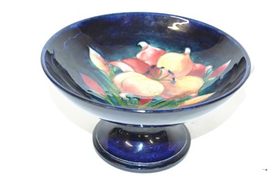 Lot 429 - Moorcroft - a Freesia pattern small tazza with...