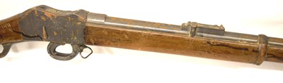 Lot 102 - Replica wooden Martini Henry rifle - movie...