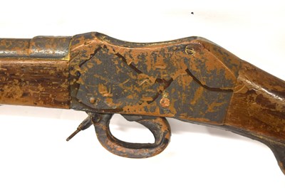 Lot 102 - Replica wooden Martini Henry rifle - movie...