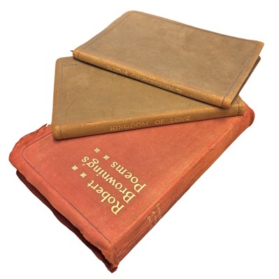 Lot 275 - POETRY - SHEEPSKIN LEATHER: 3 Titles: ELLA...