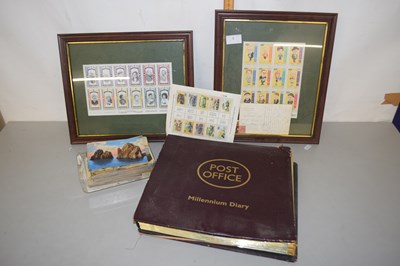 Lot 2 - Millennium Diary framed commemorative stamps...