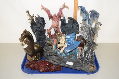 Lot 4 - A collection of modern resin and composition...