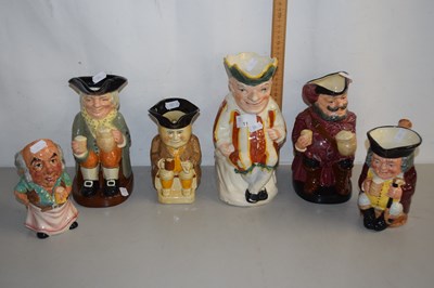 Lot 11 - Group of various Toby and character jugs to...