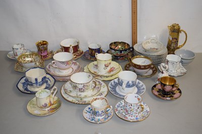 Lot 21 - A collection of various tea and coffee wares...