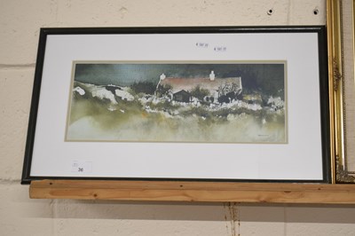 Lot 36 - Ian Nelson - Study of a country cottage,...