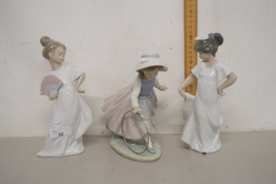 Lot 52 - A group of three Nao figurines