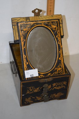 Lot 62 - 20th Century Oriental black lacquered...