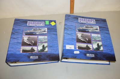 Lot 69 - Two albums Warships Maxi Cards by Atlas Editions