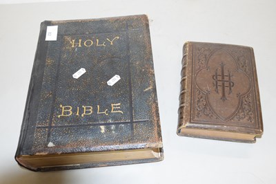 Lot 82 - Two vintage leather bound Bibles