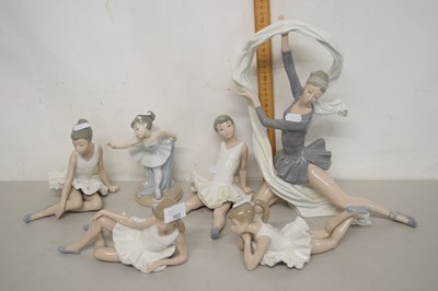 Lot 103 - A collection of Nao models of ballerinas