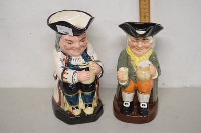 Lot 104 - A Royal Doulton Happy John character jug and...